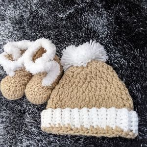 Baby girl crochet set